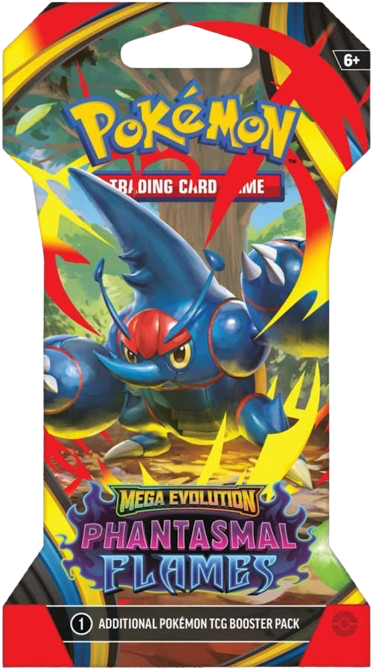 Pokemon ME2 Phantasmal Flames Sleeved Booster Pack | Mega Heracross