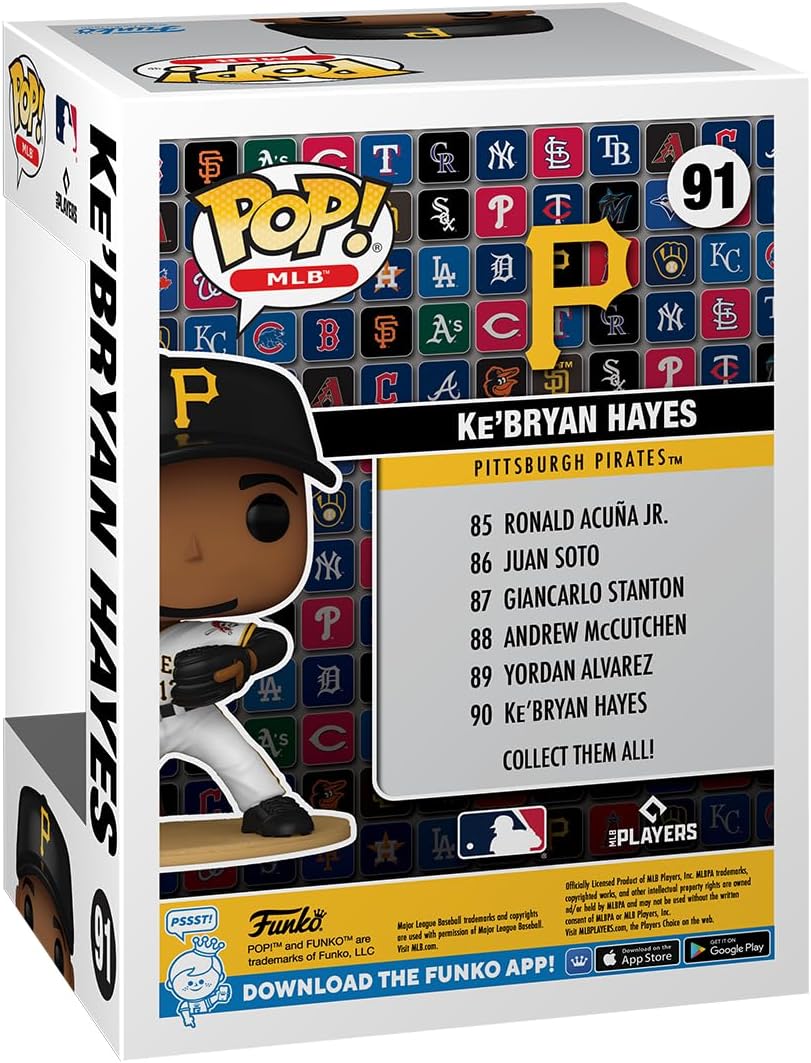 Funko Pop! MLB Pittsburgh Pirates – Ke’Bryan Hayes #91 Vinyl Figure