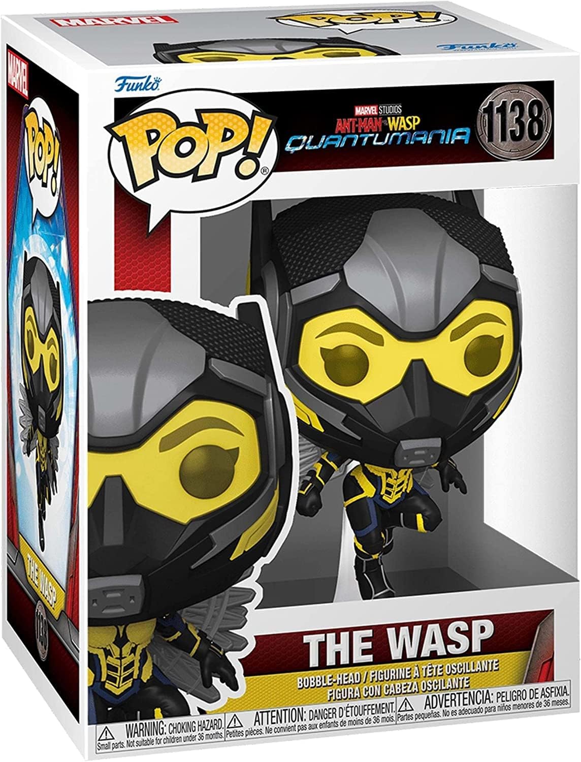 Funko Pop! Wasp 1138 Marvel Ant-Man Quantumania Comics Movie Vinyl Figure